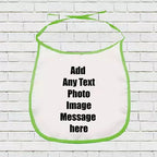 Personalised Baby Bibs - Add Photo/Text