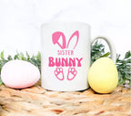 Personalised Daddy/Mama/Brother/Sister/Baby Bunny Mug - Add Name