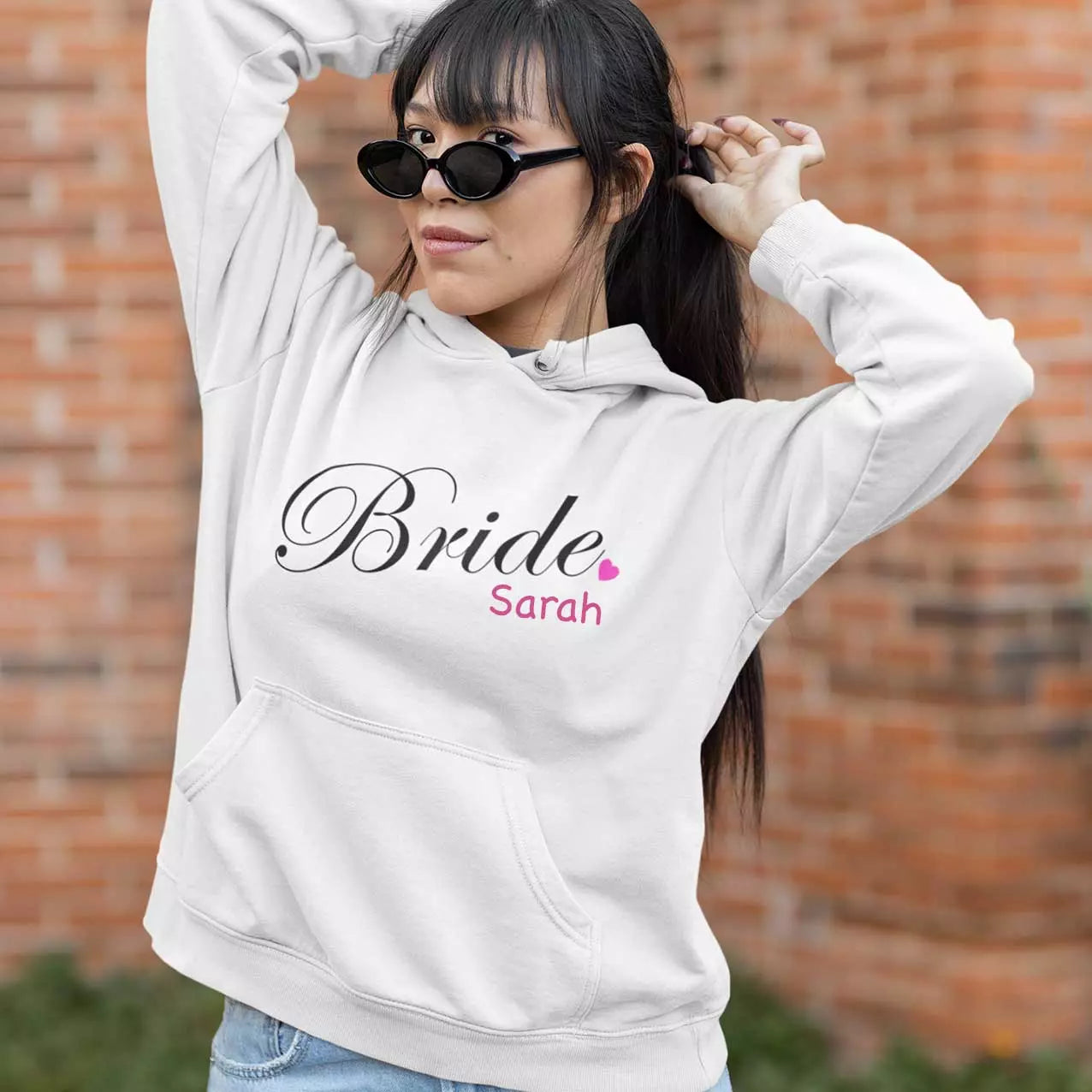 Personalised Bride Hoodie - Add Name