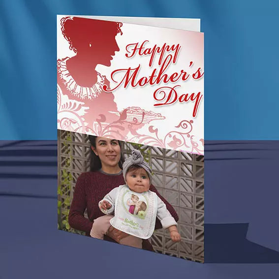 Personalised Photo Mother's Day Folded Card