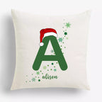 Personalised Name & Initial Christmas Cushion