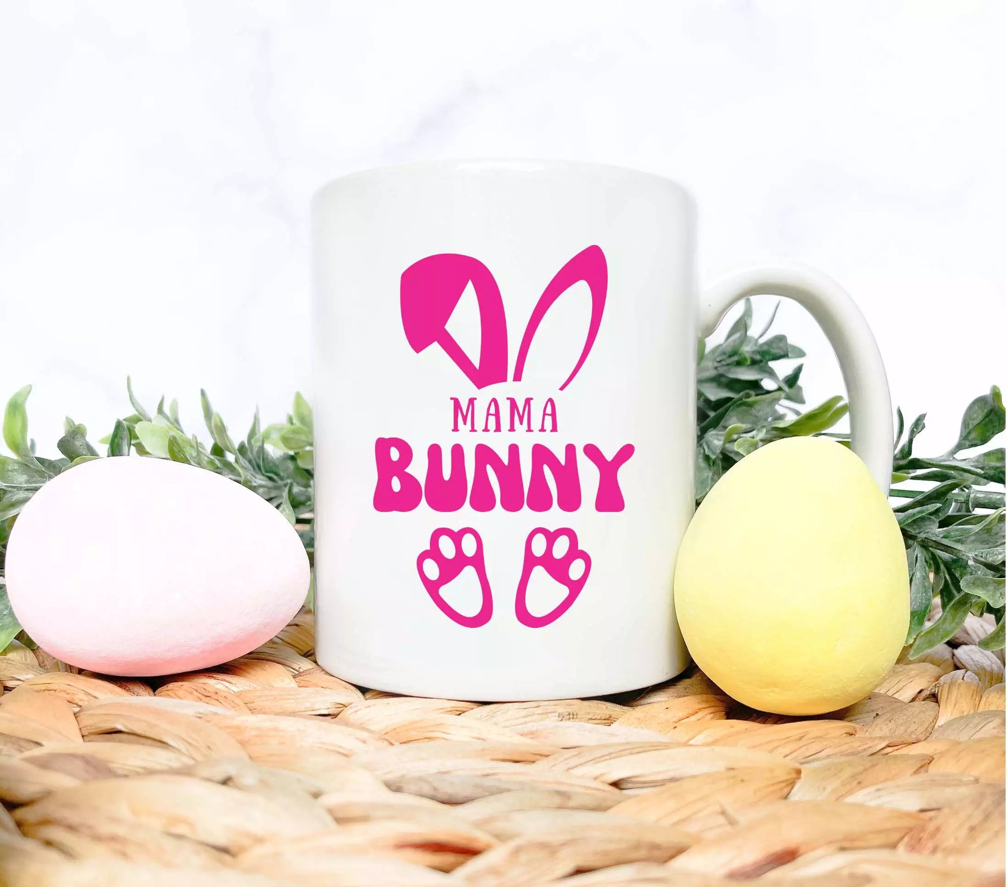 Personalised Daddy/Mama/Brother/Sister/Baby Bunny Mug - Add Name