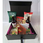 Luxury Rekorderlig Cider and Snacks Hamper with Personalised Card