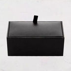 Personalised Name and Wedding Title Round Cufflinks with Gift Box