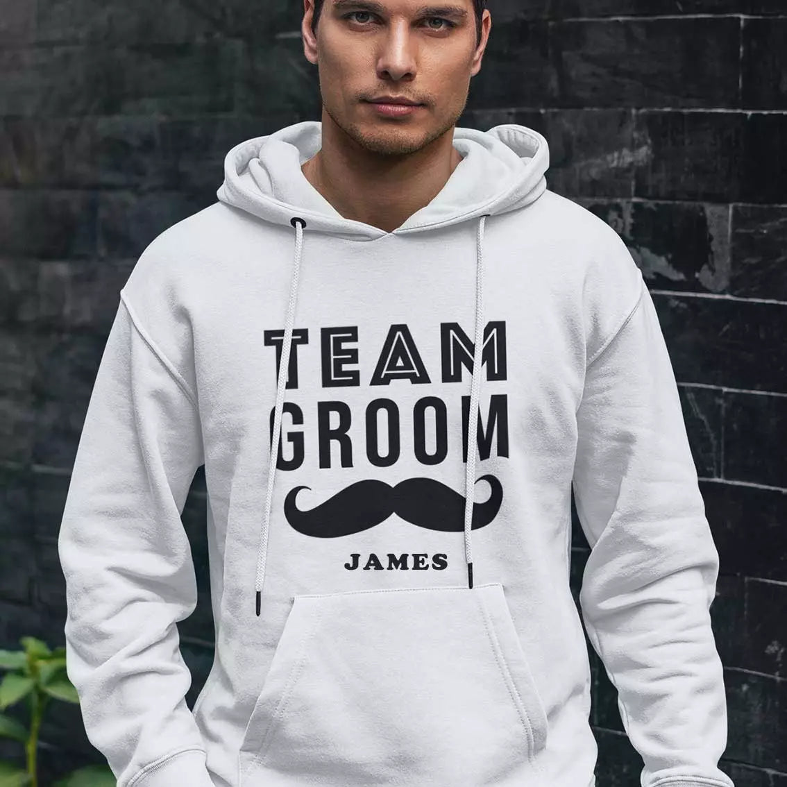 Personalised Team Groom Hoodie - Add Name