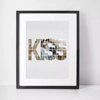 KISS' Photo Wall Art - Personalise with Photo