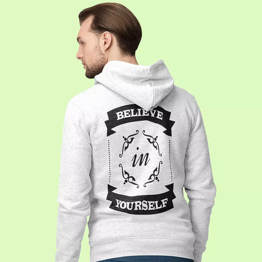 "Believe In Yourself" Personalised Quote Hoodie