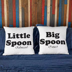 Big Spoon Little Spoon - Personalised Couple Cushion Covers