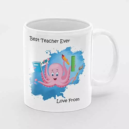 Personalised Best Teacher Ever Mug
