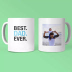 PersonalisedÂ 'Best Dad Ever' Photo Mug - Gift for Father's Day