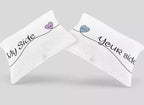 Personalised 'My Side - Your Side' Pillowcases - Couple Gift