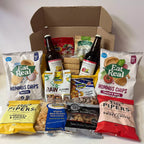 Rekorderlig (Swedish Cider) and Snacks Hamper with Personalised Christmas Card