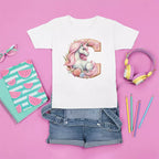 Personalised Unicorn Name/Initial t-Shirt