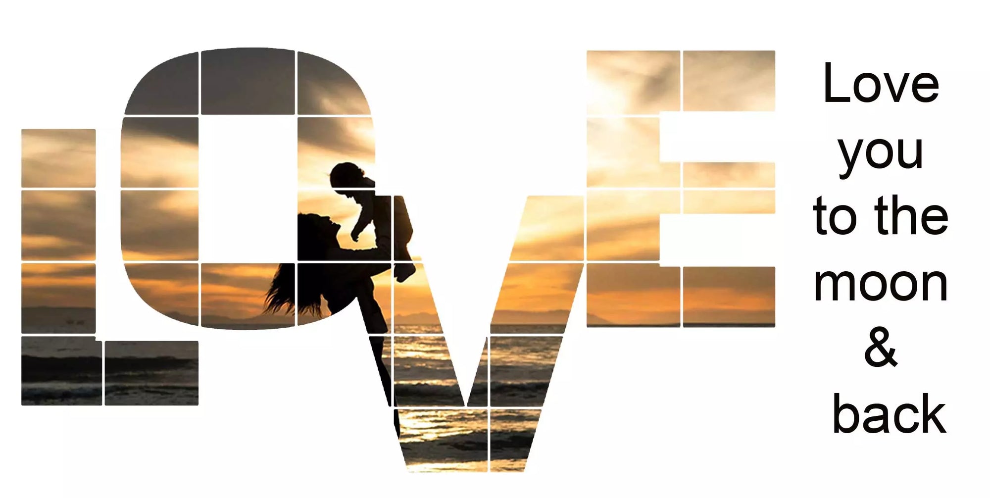 Personalised LOVE Photo Upload Mug - Add Photo & Text