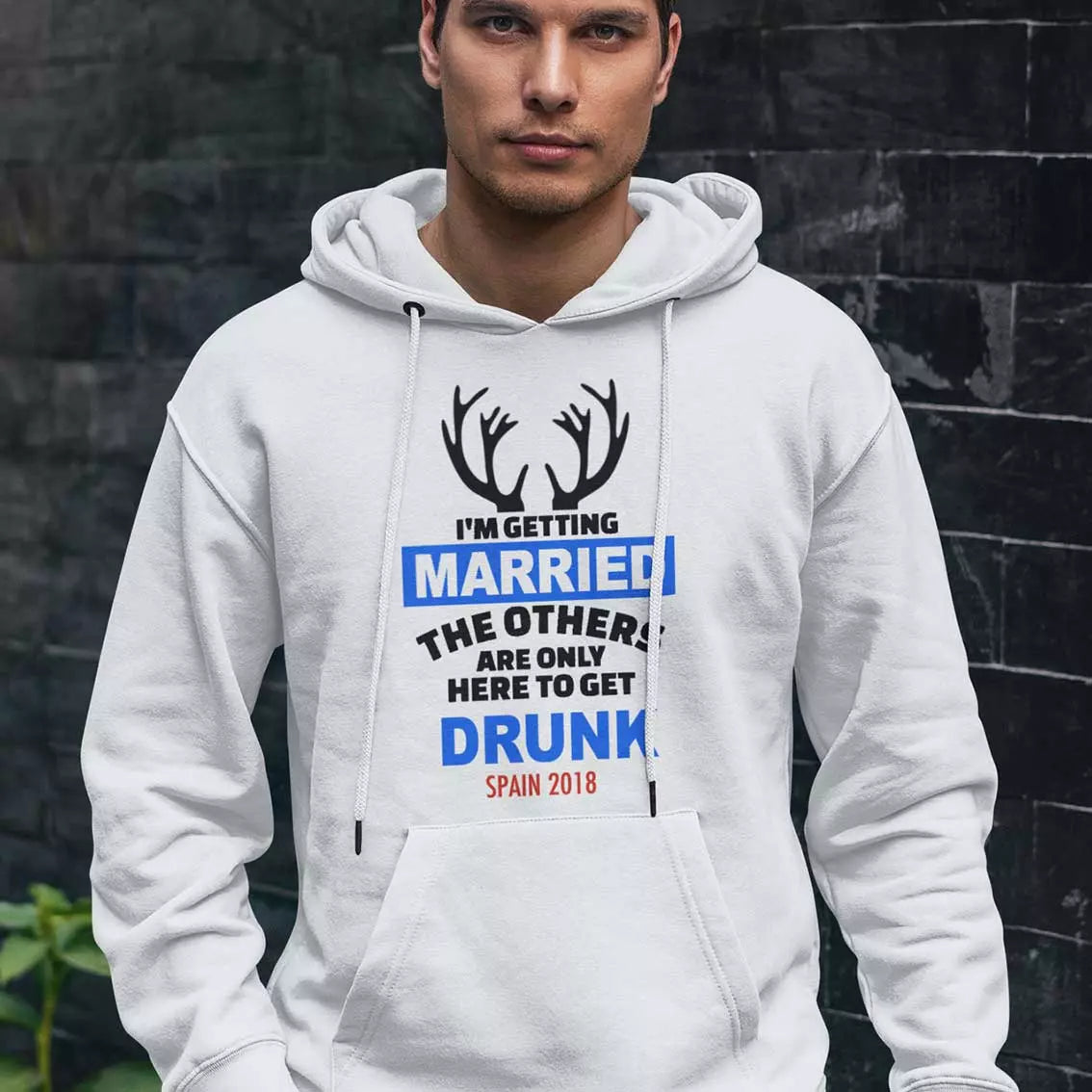 Personalised "I'm Getting Married" Hoodie for a Groom to be