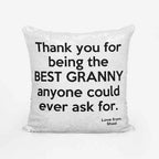 Personalised Best Mum/Aunt/Granny Sequin Cushion Cover