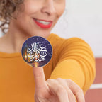 Personalised 3 Lanterns Eid Stickers