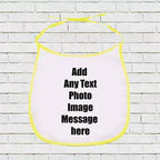 Personalised Baby Bibs - Add Photo/Text