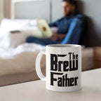 PersonalisedÂ 'The Brew Father' Mug - Add Name & Message