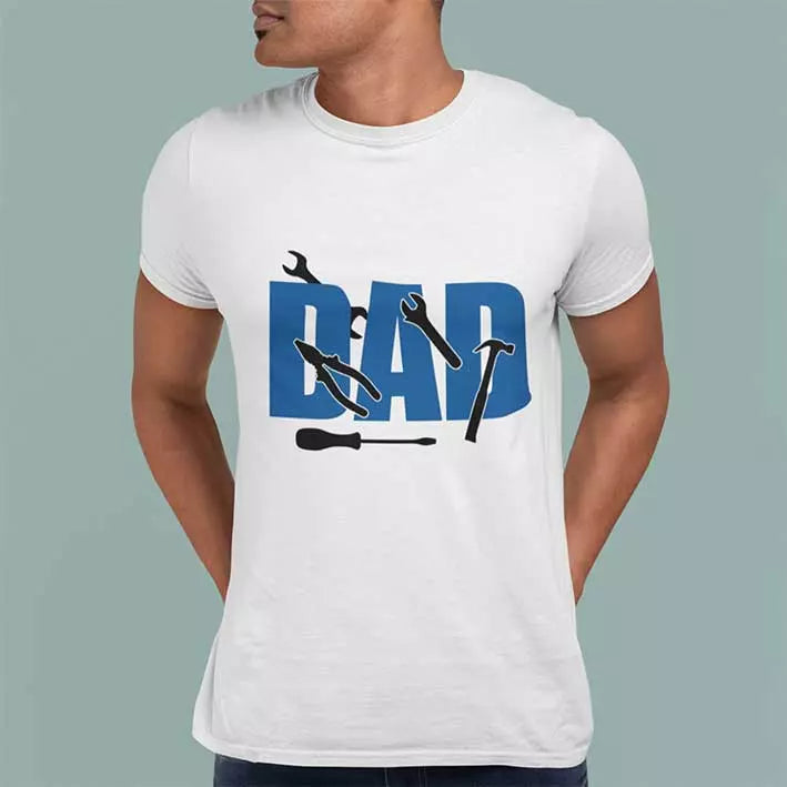 Personalised Tool t-Shirt for Handyman DAD - Add Name