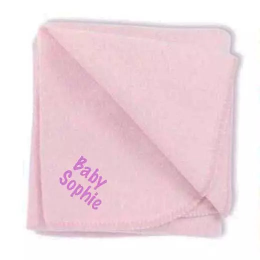 Personalised Baby Blanket - Add Name/Initial