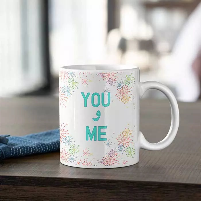 You aur Me' Desi Style Personalised Mug