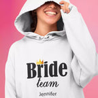 Personalised Brides Team Hoodie - Add Name