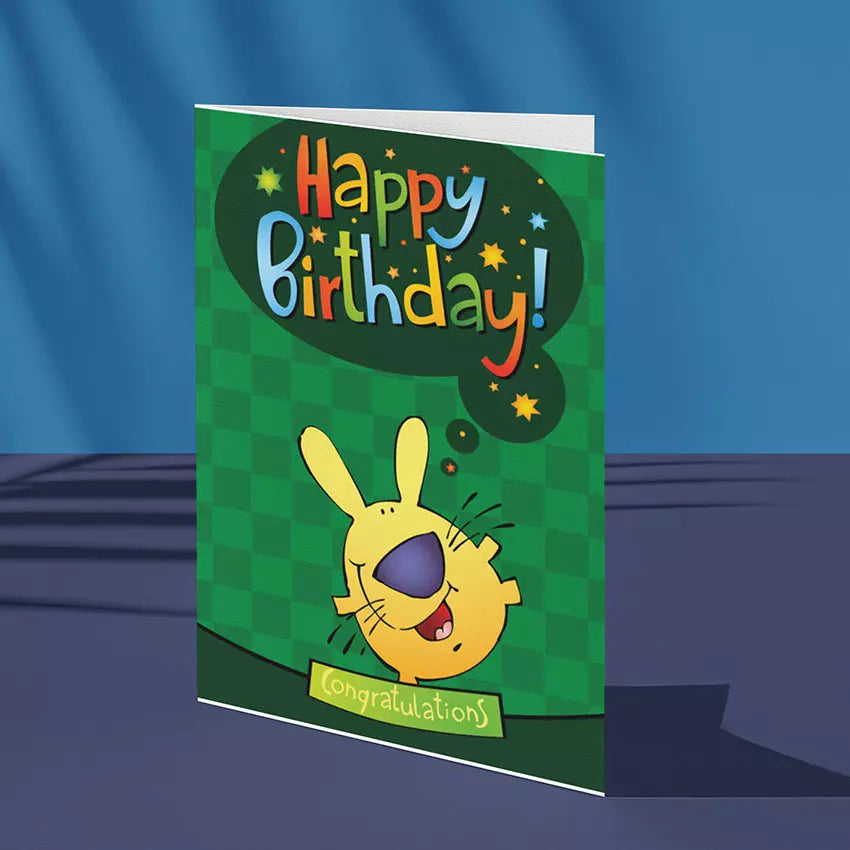 Personalised Birthday Folded Card