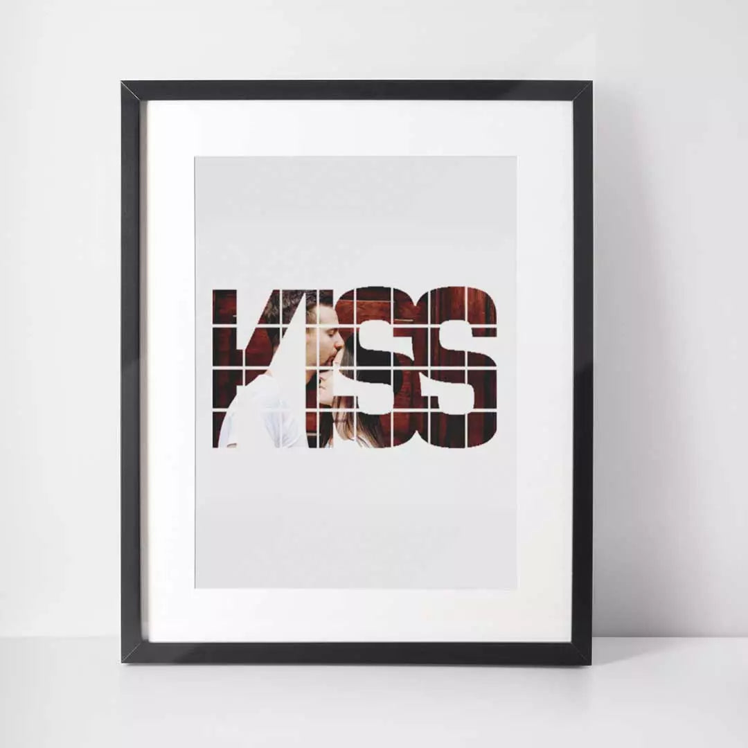 KISS' Photo Wall Art - Personalise with Photo