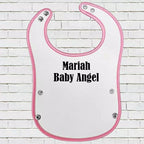 Pocket Baby Bib - Personalise with Your Own Name/Text