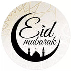 Personalised Moon Mosque Silhouette Eid Labels & Stickers