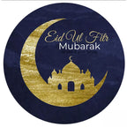 Personalised Golden Moon & Mosque Eid Labels & Stickers