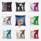 I Am A Unicorn And I Do Not Believe in Humans Personalised Sequin Cushion Cover