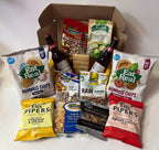 Budweiser Beer Bottles and Snacks Hamper with Personalised Christmas Card