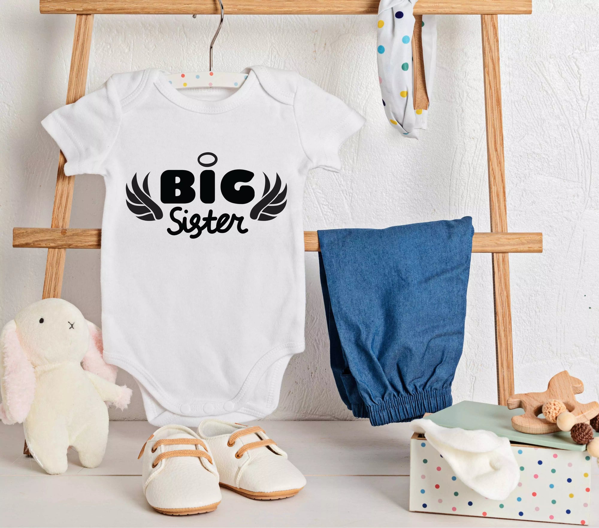 Big Sister' Personalised Babygrow
