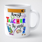 Personalised Best Teacher In The World Mug