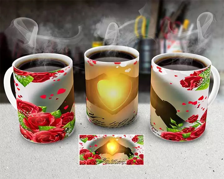 Bouquet of Roses Personalised Mug - Upload Photo