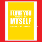  – personalised card design, perfect Valentine card for her or him, romantic customised greeting to make your personalised card unique and memorable.