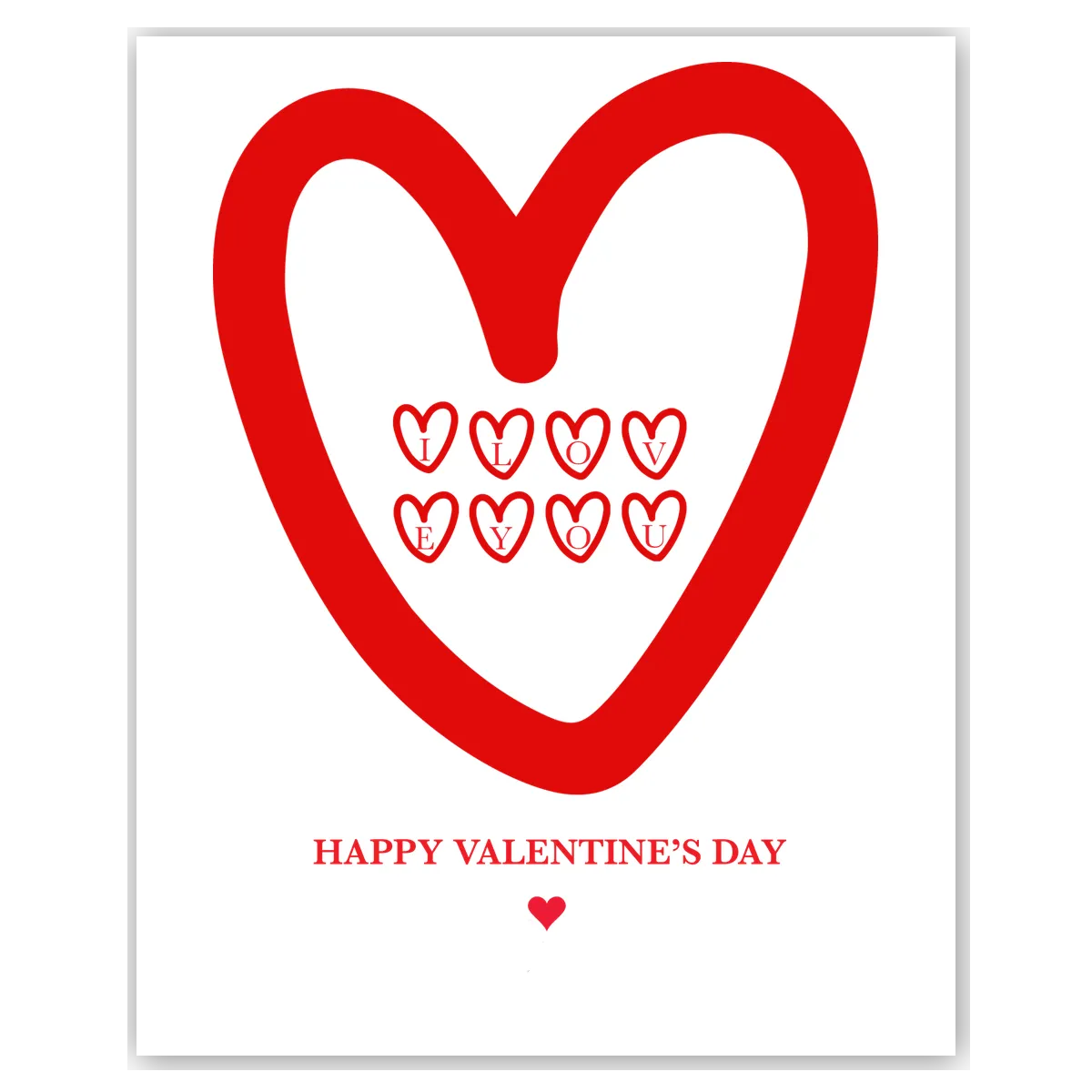  – personalised card design, perfect Valentine card for her or him, romantic customised greeting to make your personalised card unique and memorable.