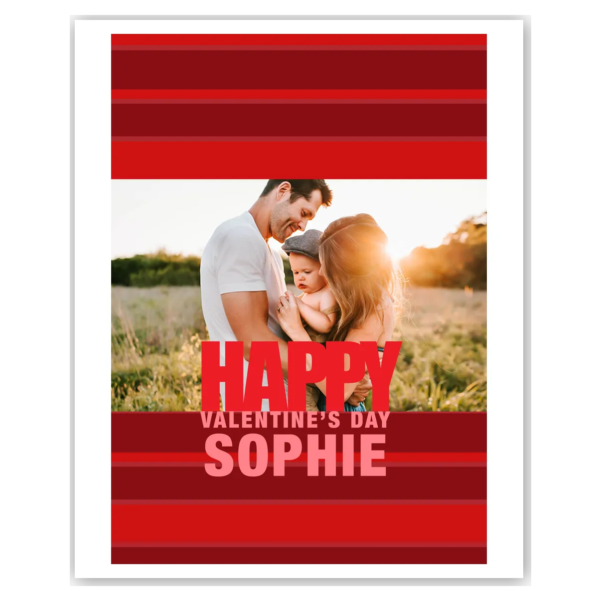  – personalised card design, perfect Valentine card for her or him, romantic customised greeting to make your personalised card unique and memorable.