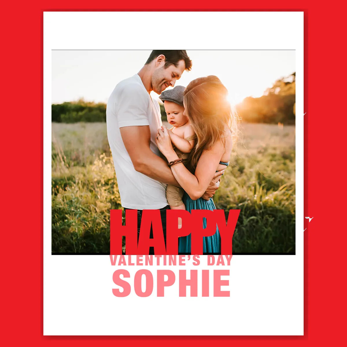  – personalised card design, perfect Valentine card for her or him, romantic customised greeting to make your personalised card unique and memorable.