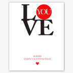 Warm Hug Photo – Personalised Valentine’s Day Photo Card – personalised Valentine card, custom romantic greeting or anniversary card; make your own unique card.