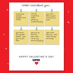  – personalised card design, perfect Valentine card for her or him, romantic customised greeting to make your personalised card unique and memorable.