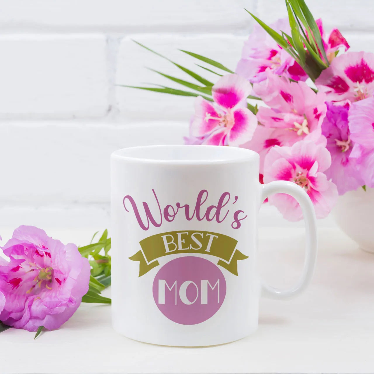 worlds best mom mug gift for mum mothers day ceramic coffee cup present